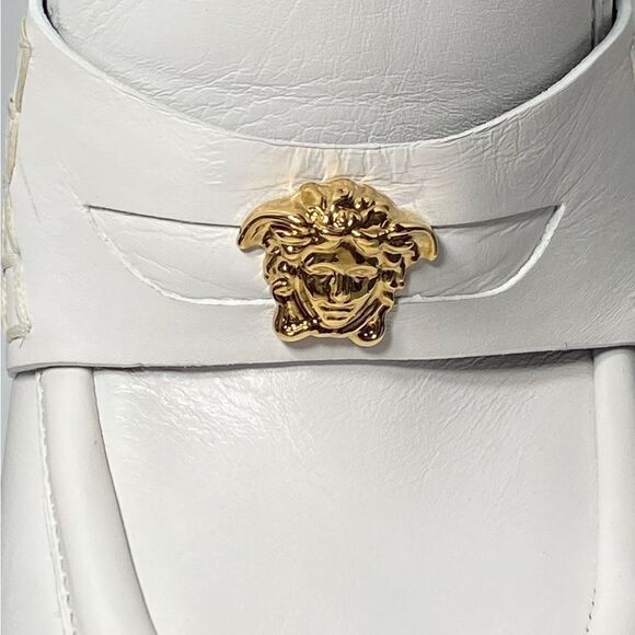 Versace Leather Platform Wedge Loafers size 36 - Picture 7 of 13